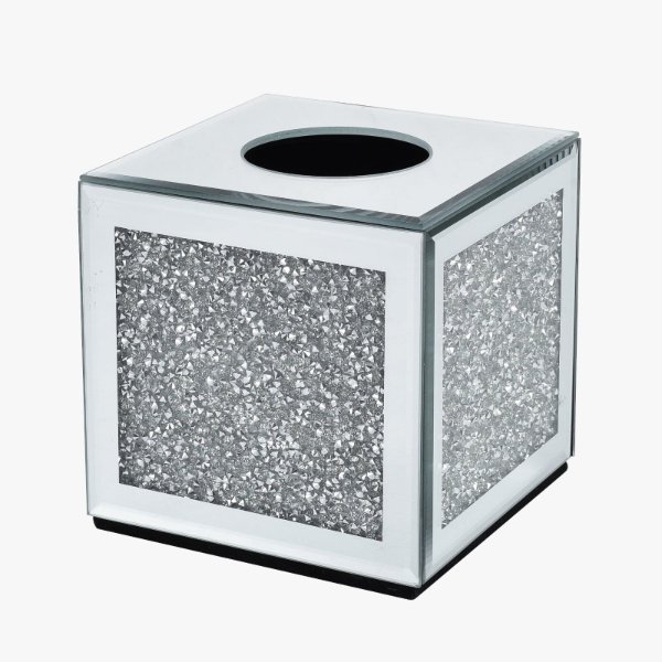 Square Diamond Crush Tissue Box